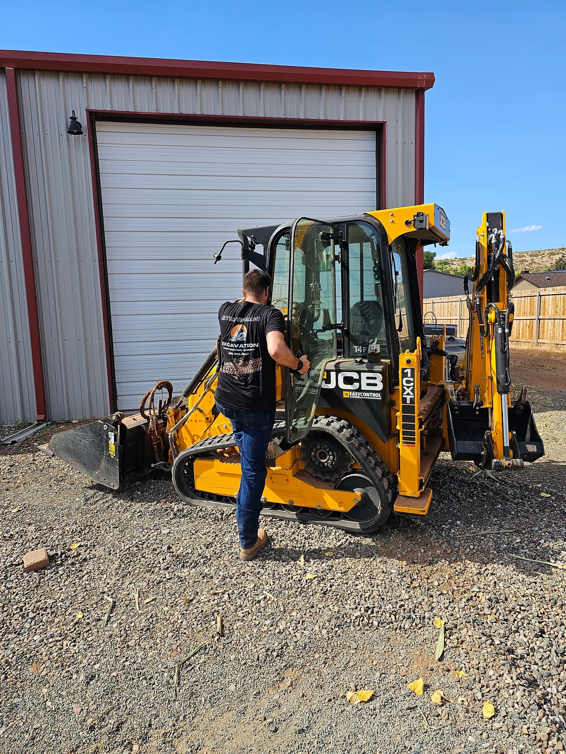 AZTM tractor on jobsite